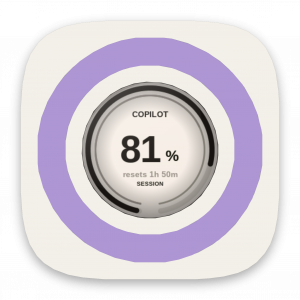 Baseline shell in the I'm Okay color, showing a session reading
