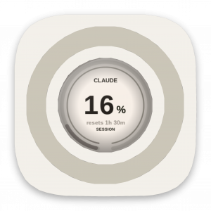Baseline shell in the White-Knuckling color, showing a session reading